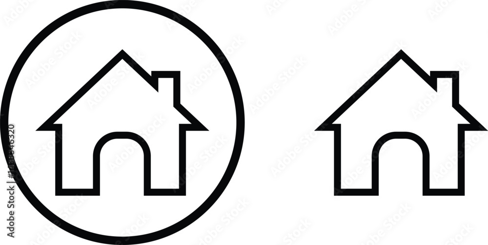 Home icons set. House symbol. A real estate objects and houses black flat and line vector collection isolated on transparent background. Investment, residential building, city, apartment. Home icons set. House symbol. A real estate objects and houses black flat and line vector collection isolated on transparent background. Investment, residential building, city, apartment.
