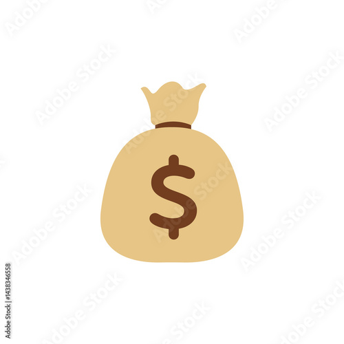 Money burlap bag currency finance cash vector symbol illustration icon symbol sign sack euro