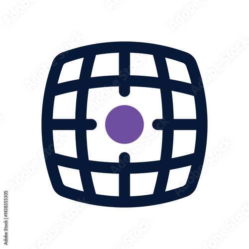 grid duotone icon. Sleek and modern vector icon for websites, mobile apps, marketing materials, and corporate design. Fully scalable and ready to use.