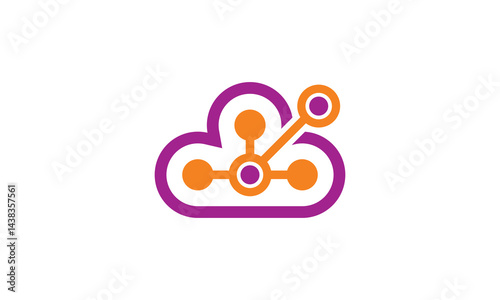 cloud connection technology logo