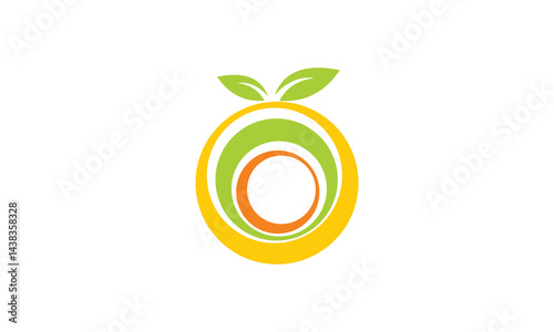 ecology fruit organic logo