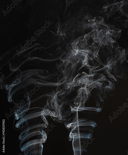 Obraz na płótnie Abstract fume smoke w salonie