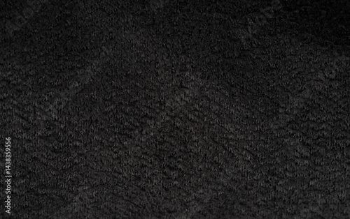 Hairy black cloth texture