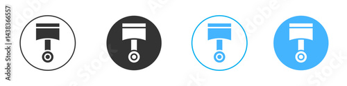 Car Piston icon simple flat vector icon pack