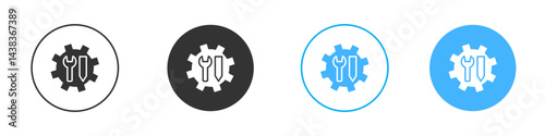 Business development icon simple flat vector icon pack