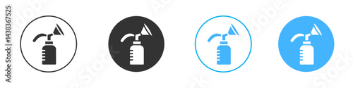 Breast pump icon simple flat vector icon pack
