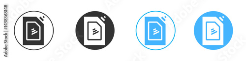 Doy pack pouch icon simple flat vector icon pack