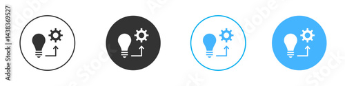 Implementation icon simple flat vector icon pack