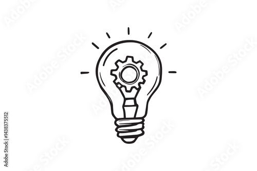 CEO icon line art and black color
