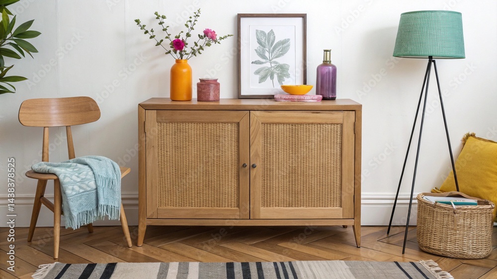 Obraz premium living room interior with furniture