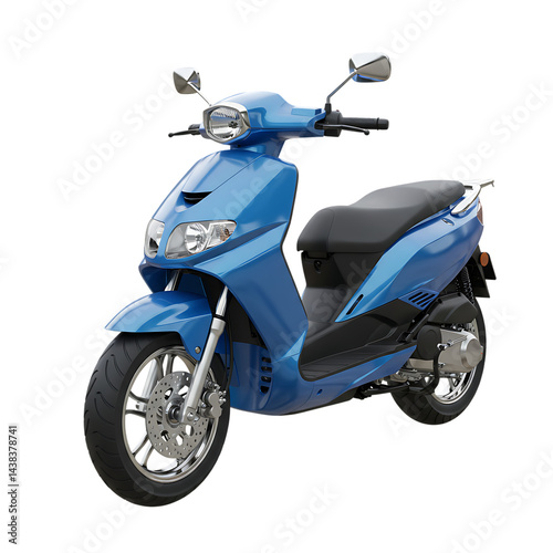 Blue Scooter