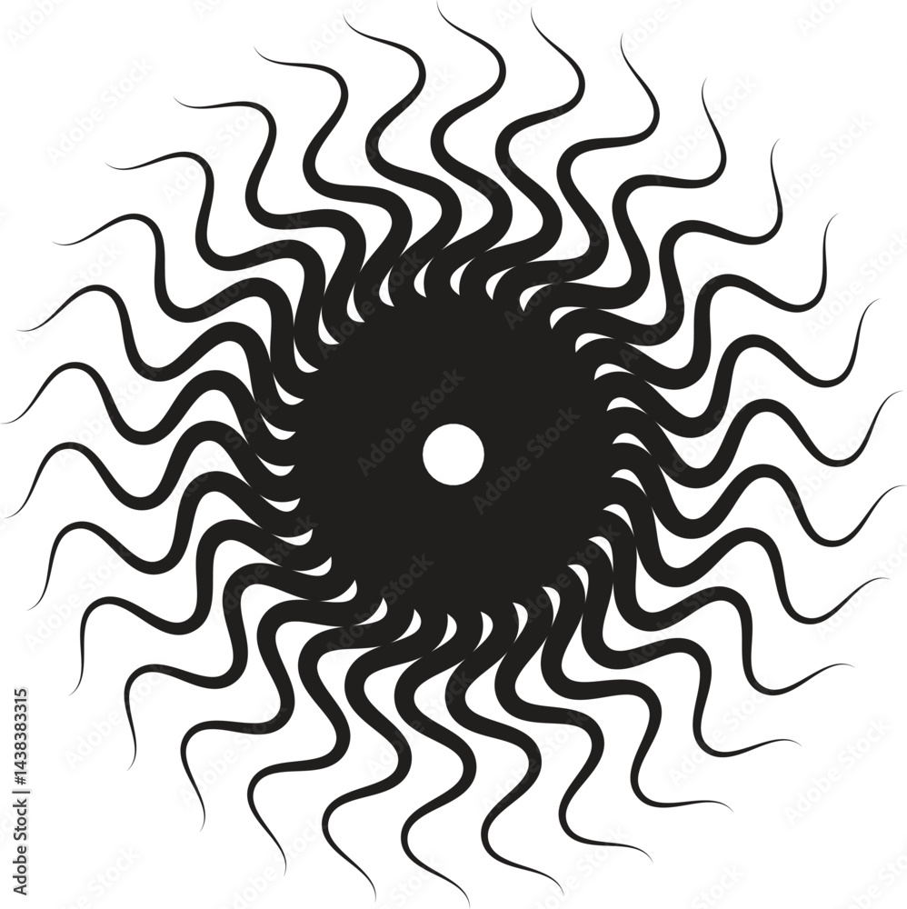 abstract blue background with circles