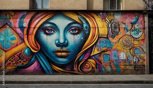 graffiti on the wall