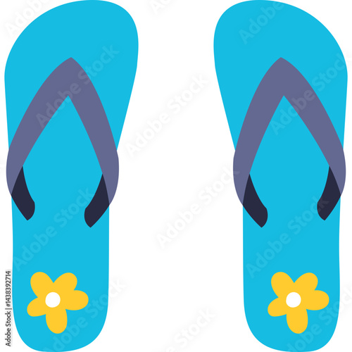 Slippers vector 