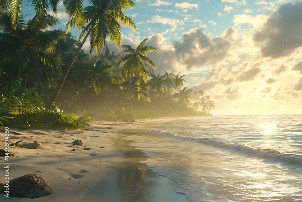 Tropical beach paradise