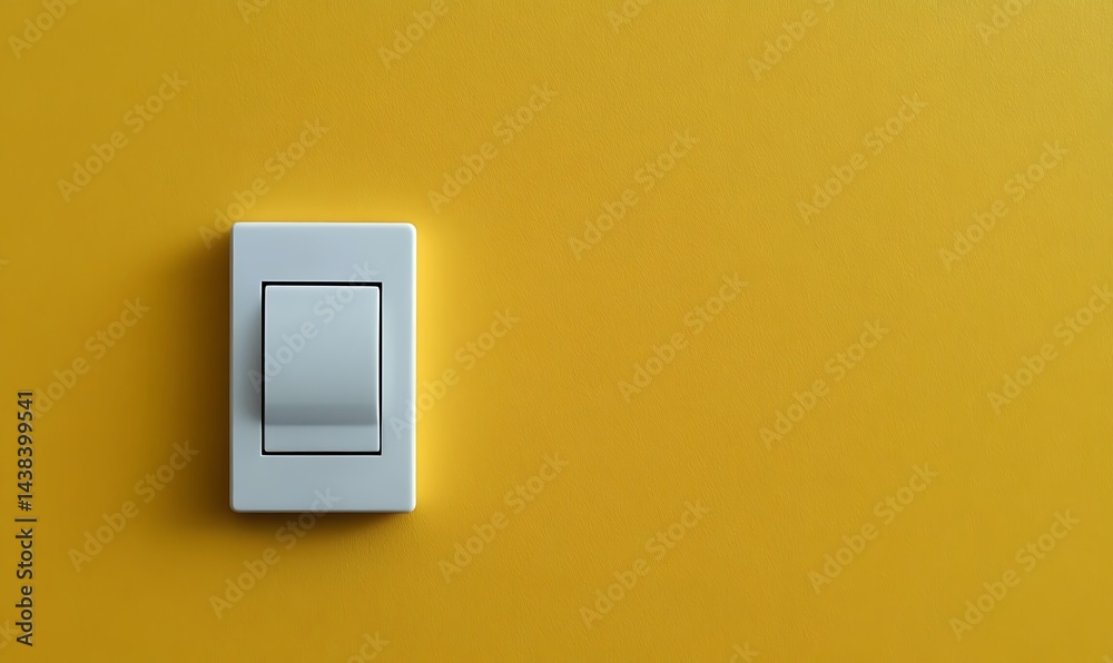 light switch on yellow wall light switch on yellow wall