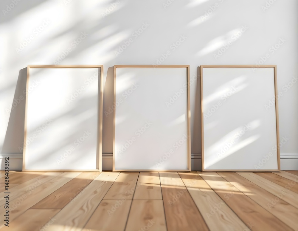 Fototapeta premium Room interior with mockup.