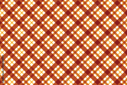 simple abstract lite dark orange brown color plaid check line pattern brown orange checkered background with a pattern of squares