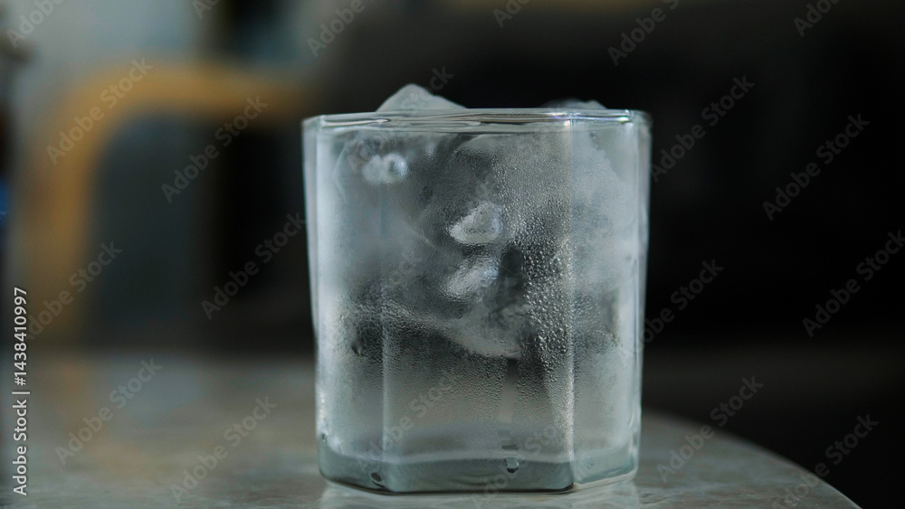 Clean water glass, healthy drinking water, drinking water, natural mineral water
