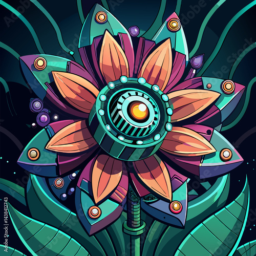 Mechanical Light Bloom Flower