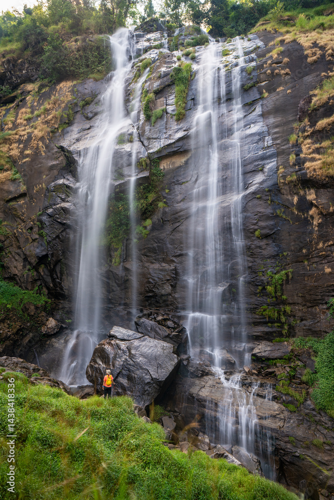 Fototapeta premium Sukali waterfall, Kayin State, Myanmar
