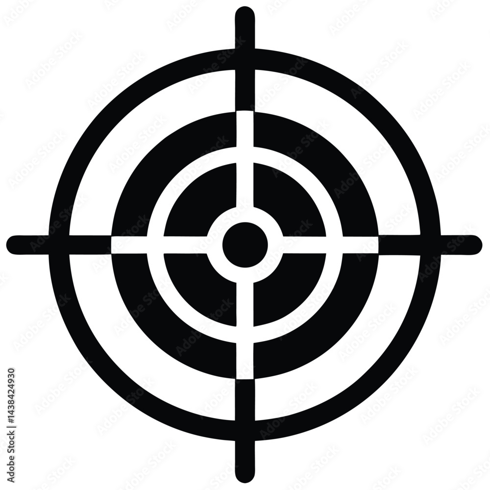 Aim Icon Vector Aim Icon Vector