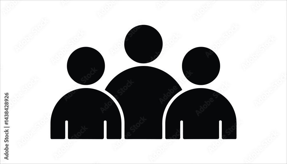 Group of Three People Icon Silhouette High Resolution Picture Group of Three People Icon Silhouette High Resolution Picture