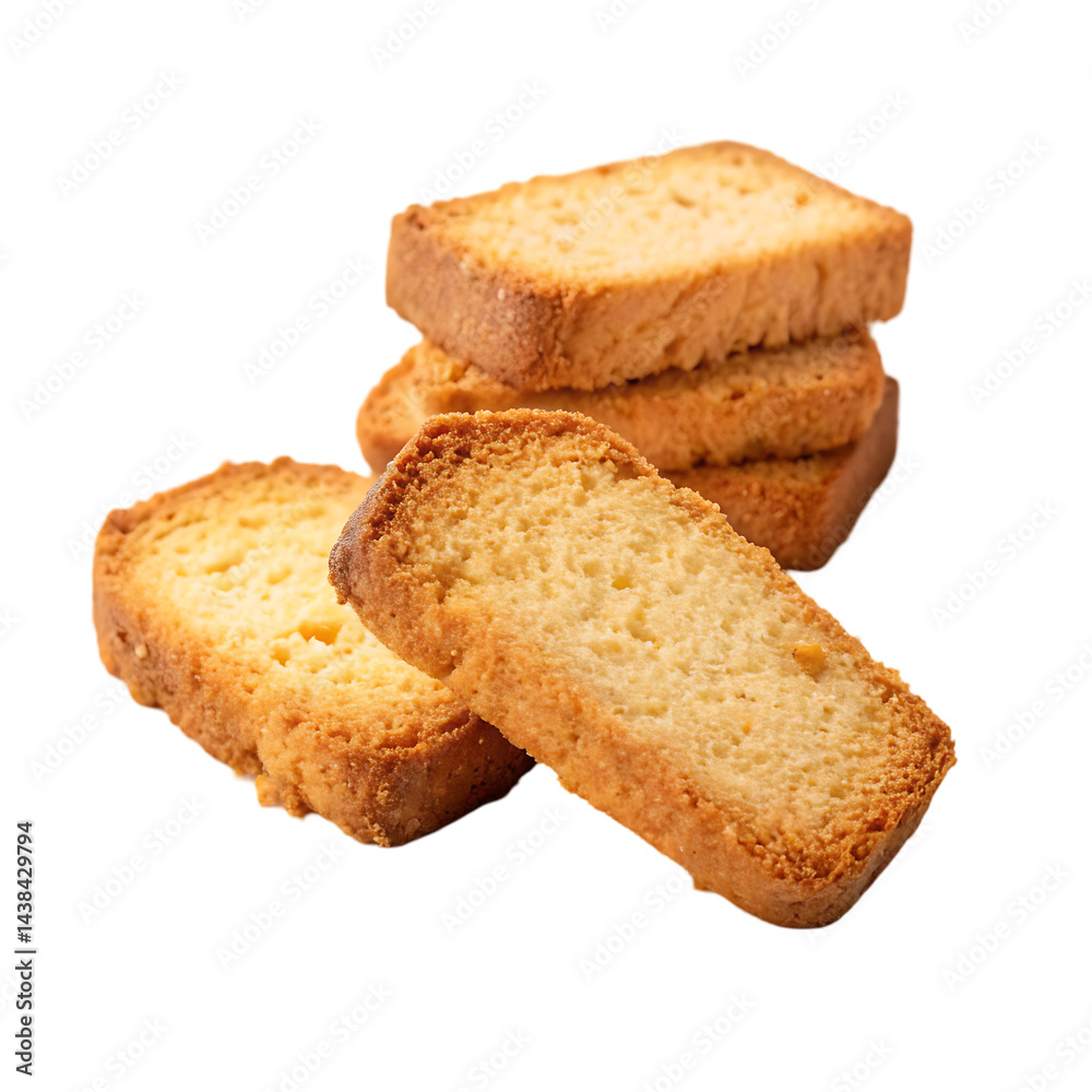 slices of bread isolated on transparent background slices of bread isolated on transparent background