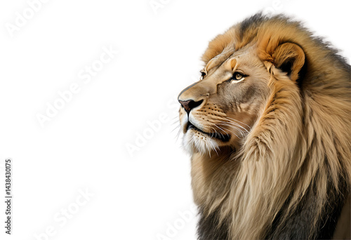 portrait of a lion