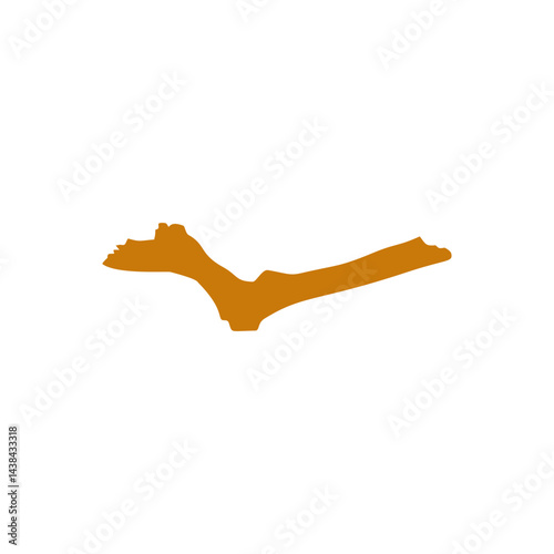 Cartoon wooden twig
