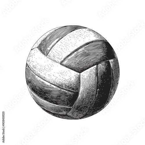 volleyball ball vector design isolated on white background