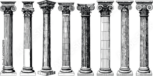 Classical Column Styles - Artistic Collection of Architectural Orders