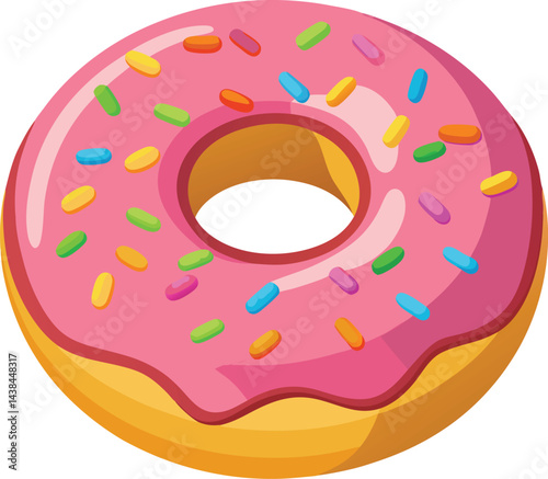 Doughnut with sprinkles