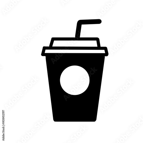 plastic cup with coffee