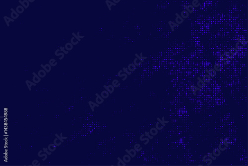 matrix style binary code digital falling numbers blue background	