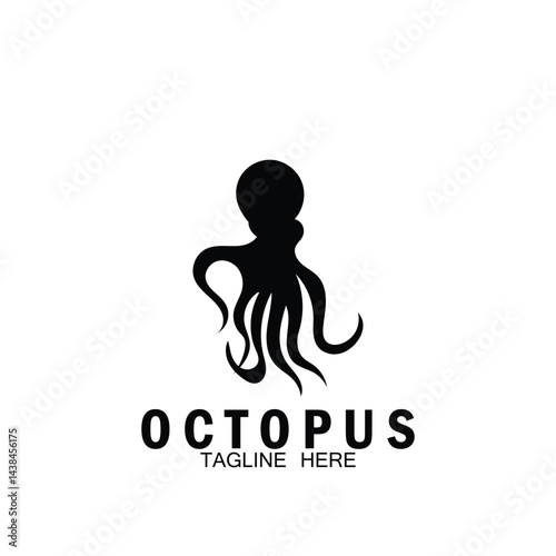 octopus  icon vector illustration template design