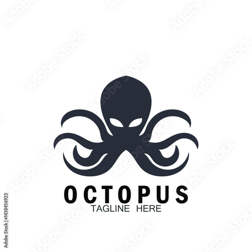 octopus  icon vector illustration template design
