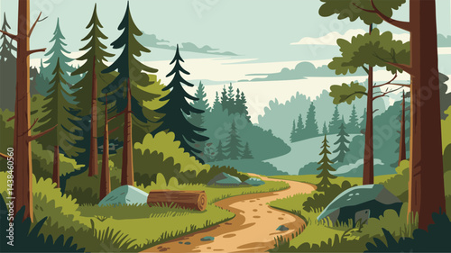 landscape in the mountains