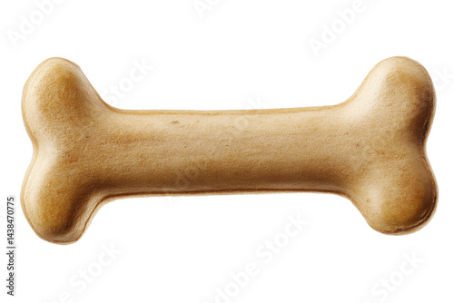 Dog bone for chewing, teeth strengthening and entertainment. Transparent bottom