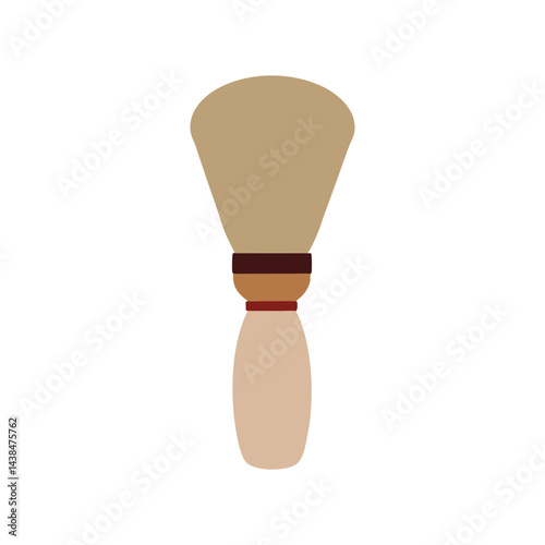 shaving brush vector