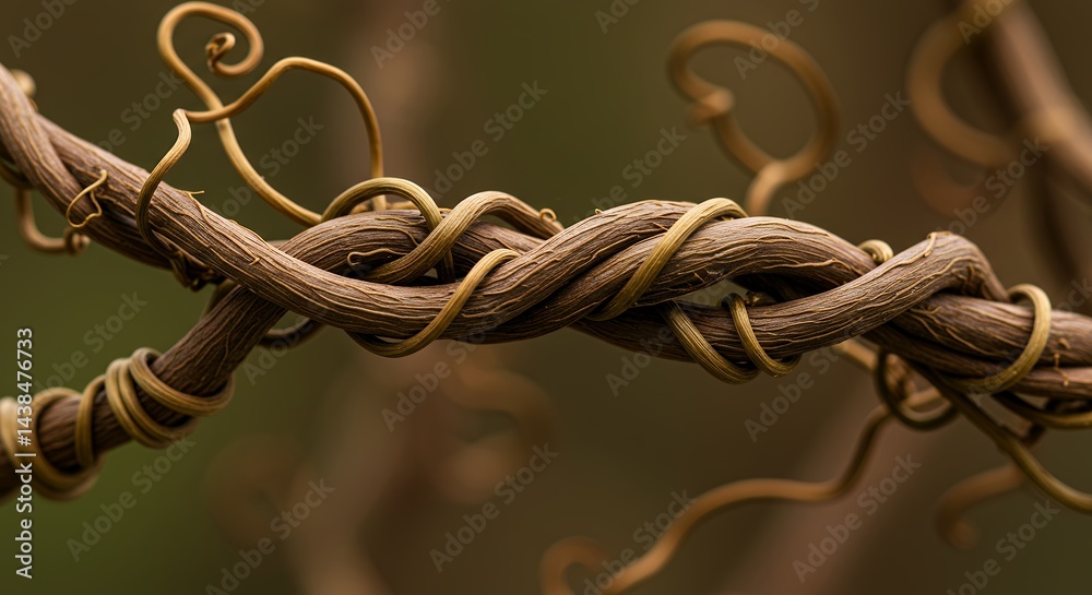 Obraz premium Twisted Vine Closeup