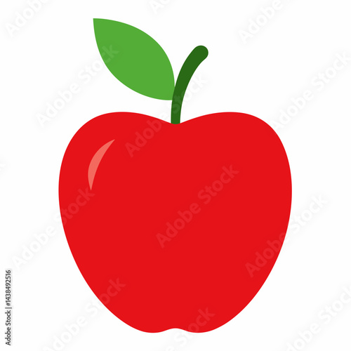 Food apple silhouette vector illustrator