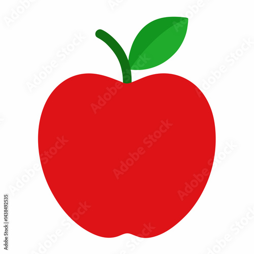 Food apple silhouette vector illustrator
