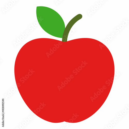 Food apple silhouette vector illustrator