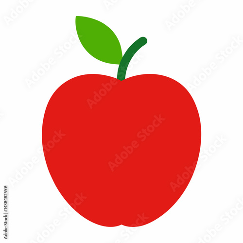 Food apple silhouette vector illustrator