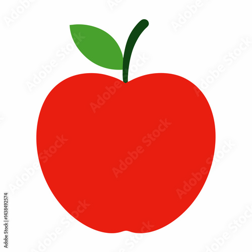 Food apple silhouette vector illustrator