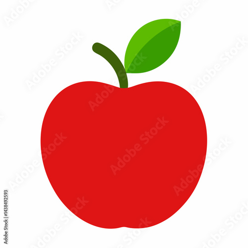 Food apple silhouette vector illustrator