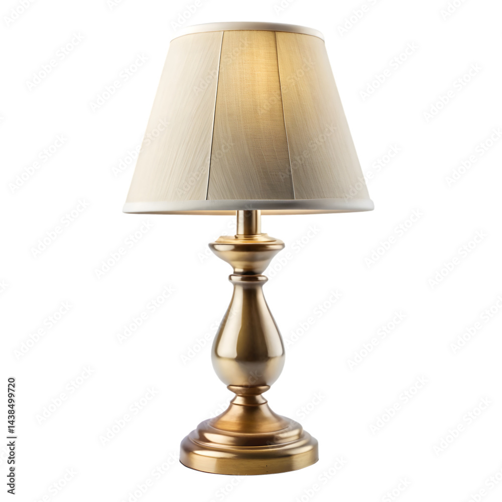 Fototapeta premium Lamp isolated on transparent background 