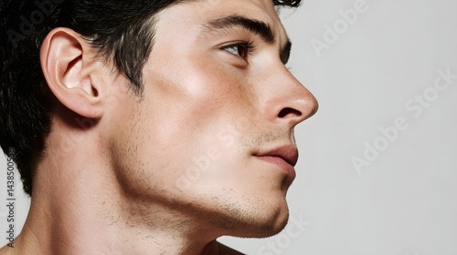 Beauty portrait of model man