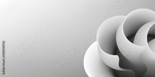 Abstract Waves 3D Background Design